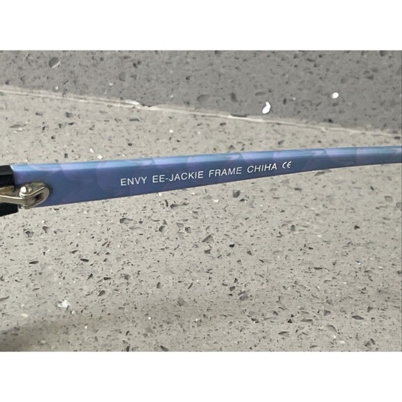 Envy EE Eyewear Black & Blue JACKIE Eyeglasses Frames ONLY 55-16-140 Full rim main image 10